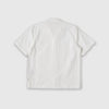 Universal Works Road Shirt - White Delos Cotton - Back