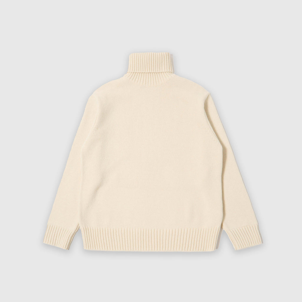 Universal Works Roll Neck - Ecru - Front