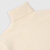Universal Works Roll Neck - Ecru - Front Close Up
