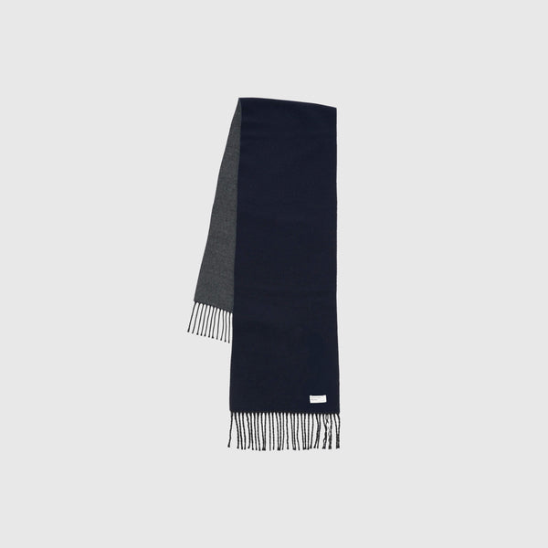 Universal Works Scarf - Navy / Mid Grey