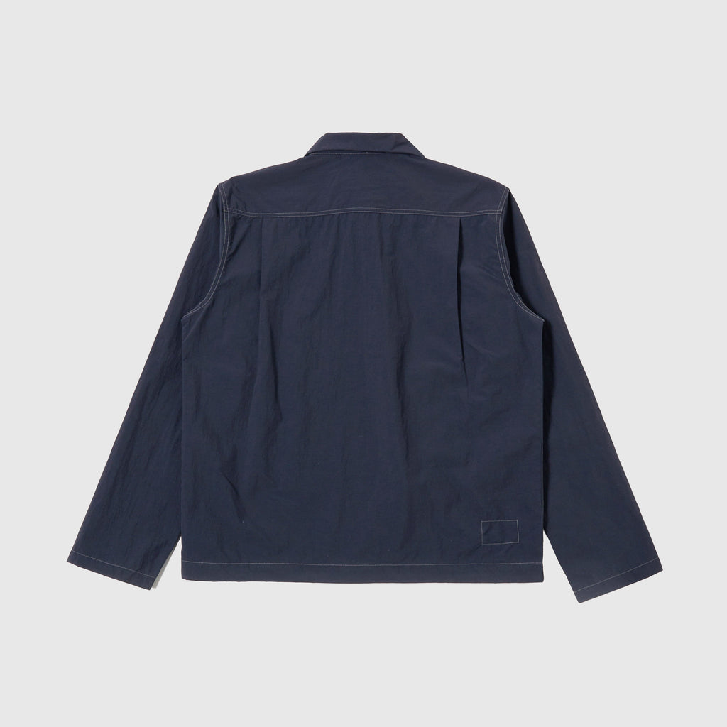 Universal Works Zip Too Shirt - Navy - Back
