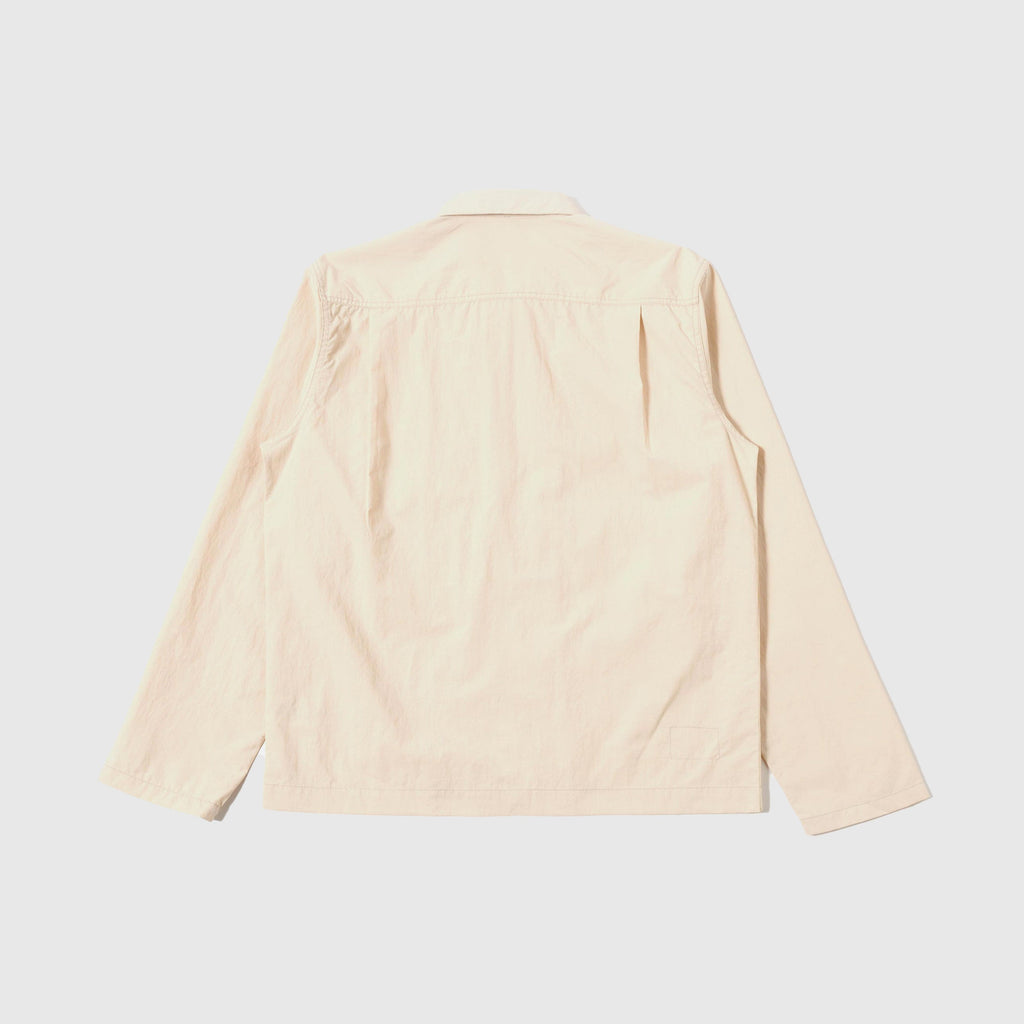 Universal Works Zip Too Shirt - Stone - Back