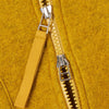 Universal Works Zip Waistcoat - Yellow - Front Close Up