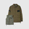 Universal Works x Taion Down CR RAF Jacket - Olive - Front With Liner Outside