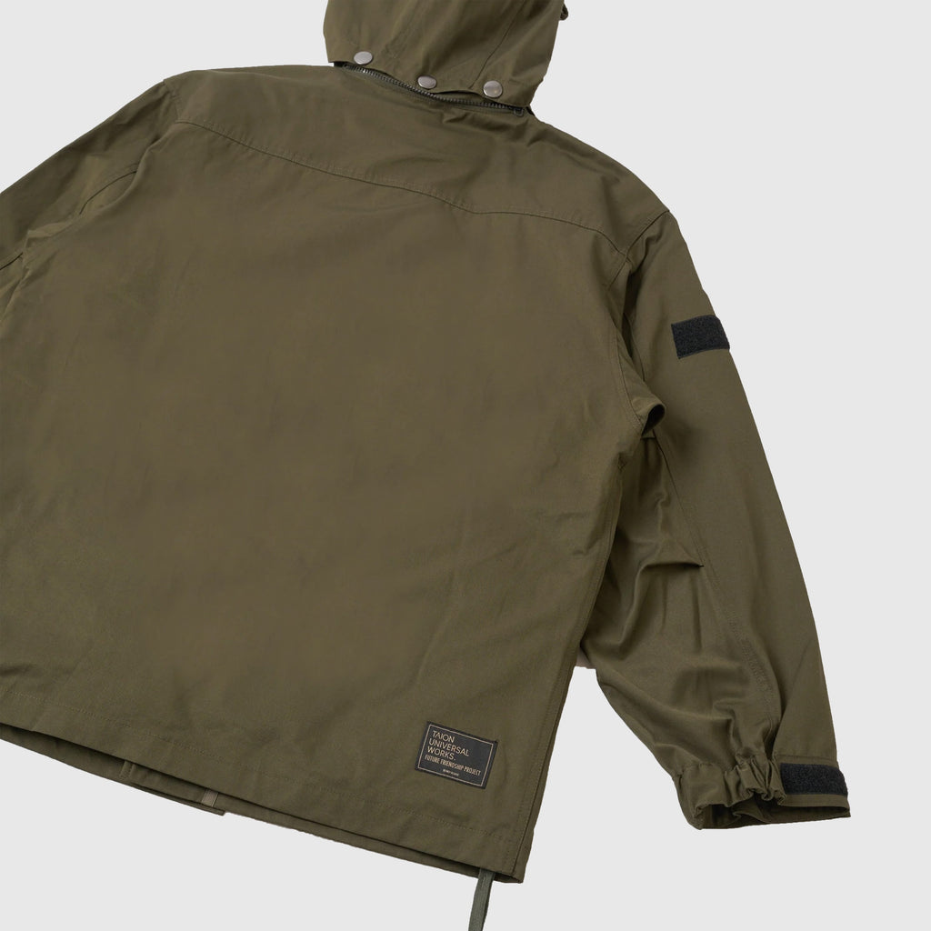 Universal Works x Taion Down CR RAF Jacket - Olive - Back