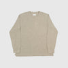 Universal Works L/S Big Pocket Tee - Sand - Front