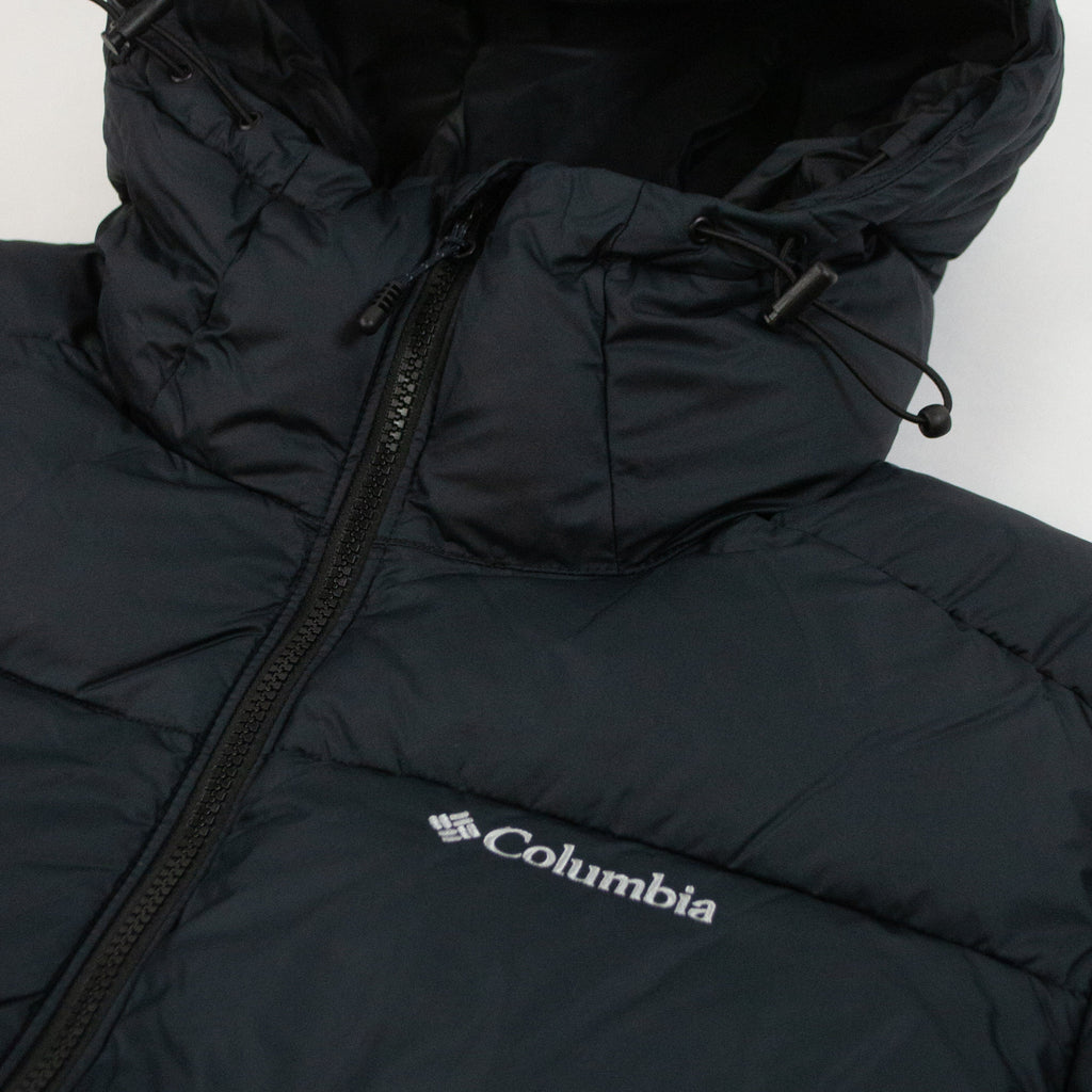 Columbia Pike Lake II Hooded Jacket - Black - Front Close Up