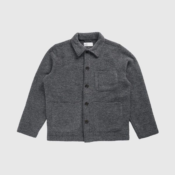 Universal Works Field Jacket - Grey Marl - Front