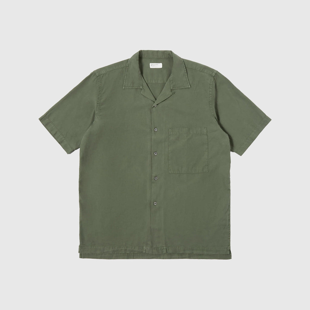 Universal Works Camp 2 Shirt - Birch - Front