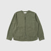 Universal Works Zip Liner Jacket - Olive - Front