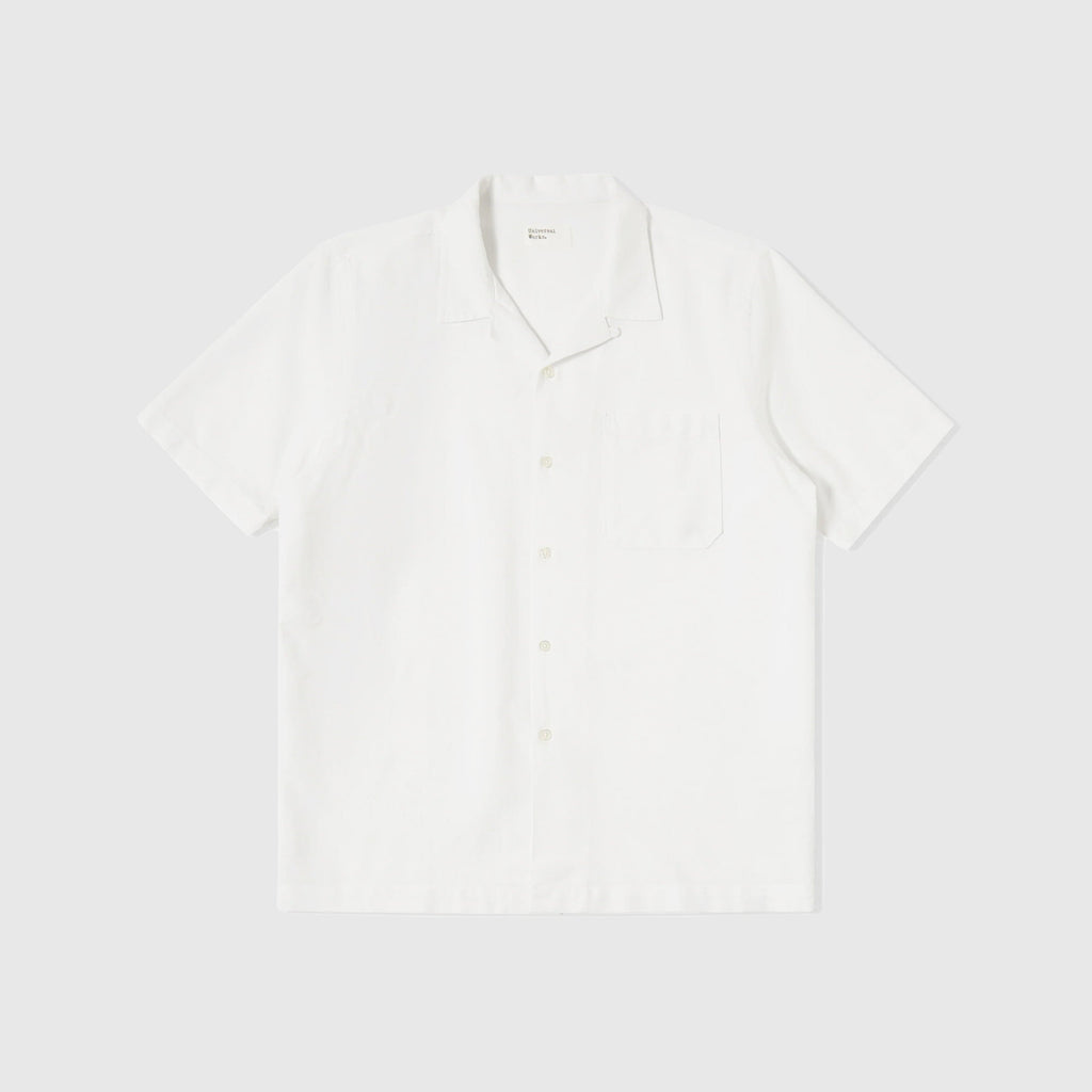 Universal Works Road Shirt - Ecru - Front
