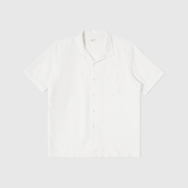 Universal Works Road Shirt - Ecru - Front