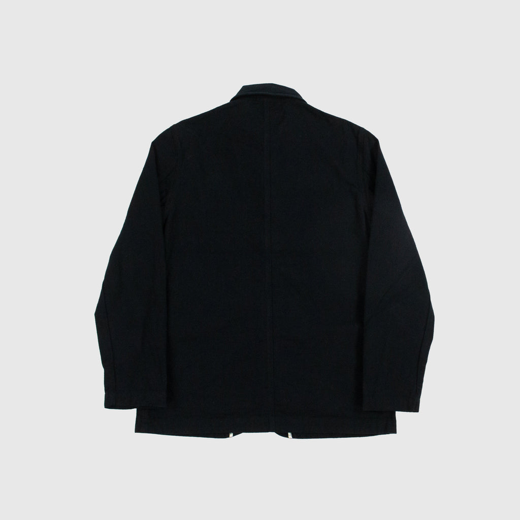 Universal Works Bakers Chore Jacket - Black - Back