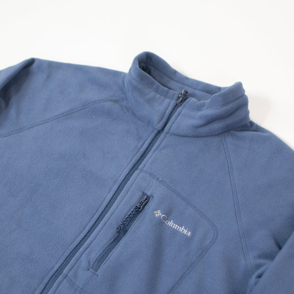 Columbia Fast Trek II Full Zip Fleece - Dark Mountain - Front Close Up