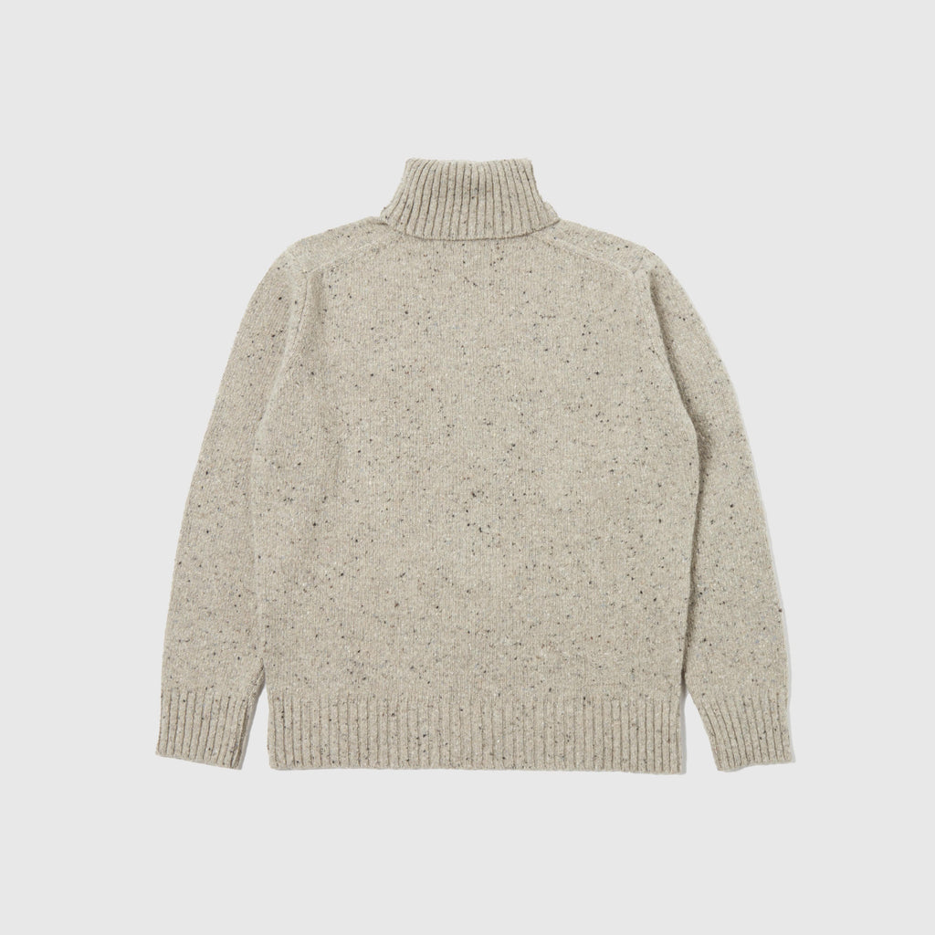 Universal Works Roll Neck - Oatmeal - Back