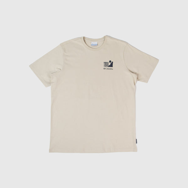 Columbia Explorers Canyon Back SS Tee - Dark Stone - Front
