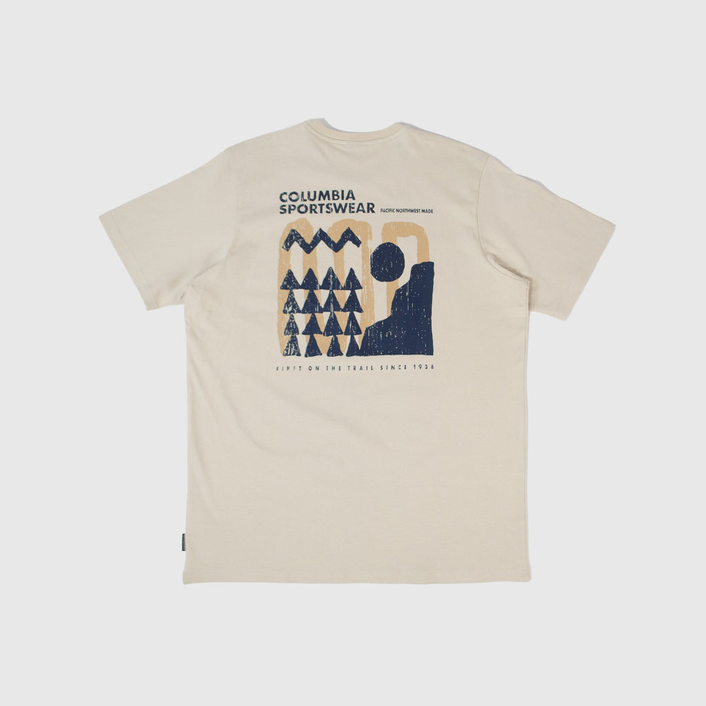 Columbia Explorers Canyon Back SS Tee - Dark Stone - Back