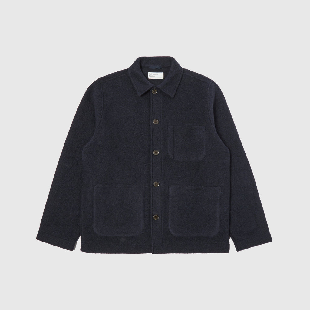 Universal Works Field Jacket - Navy - Front