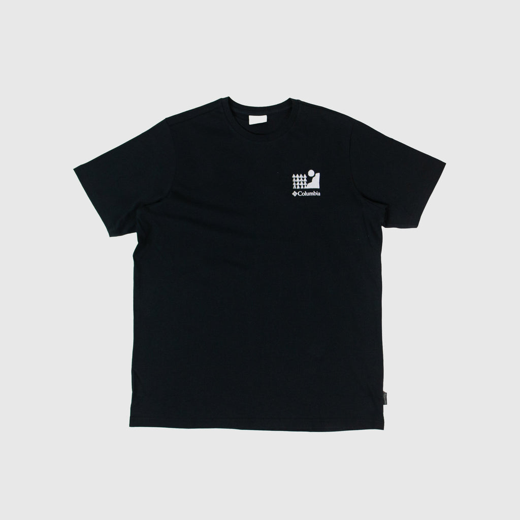 Columbia Explorers Canyon Back SS Tee - Black - Front