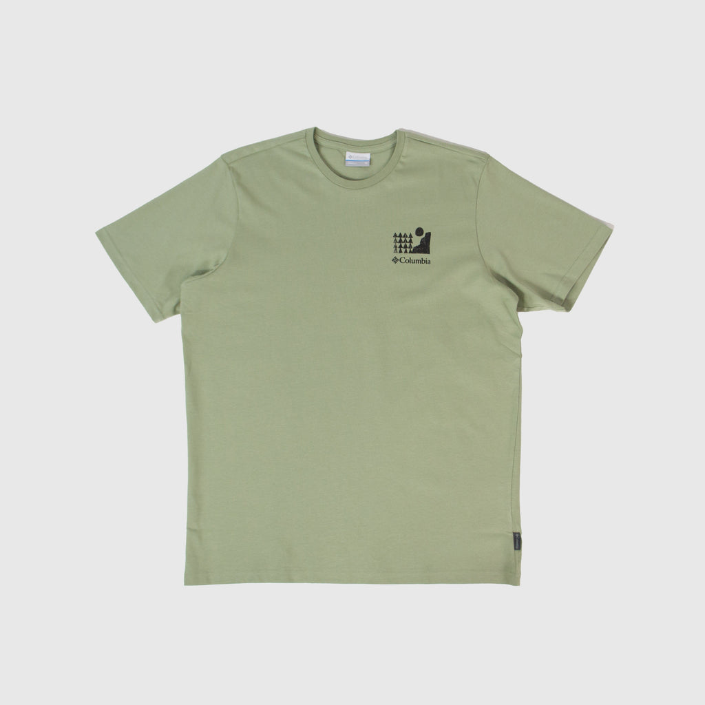 Columbia Explorers Canyon Back SS Tee - Safari - Front