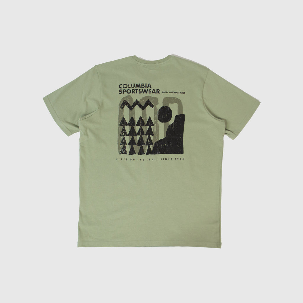 Columbia Explorers Canyon Back SS Tee - Safari - Back