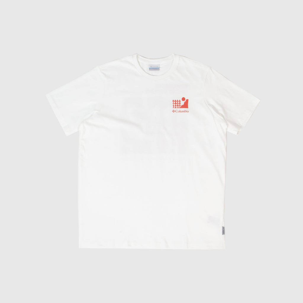 Columbia Explorers Canyon Back SS Tee - White - Front