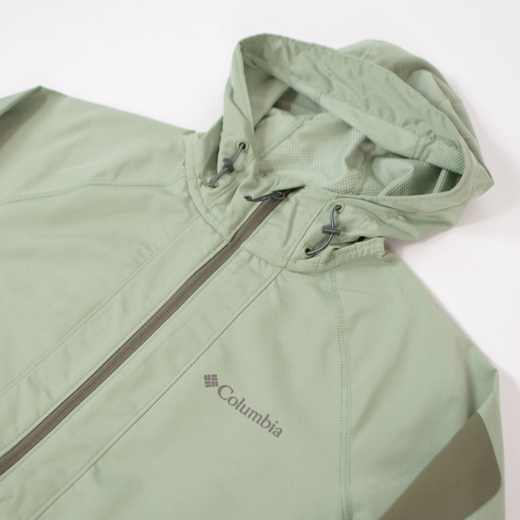 Columbia Tall Heights II Hooded Softshell - Safari - Front Close Up