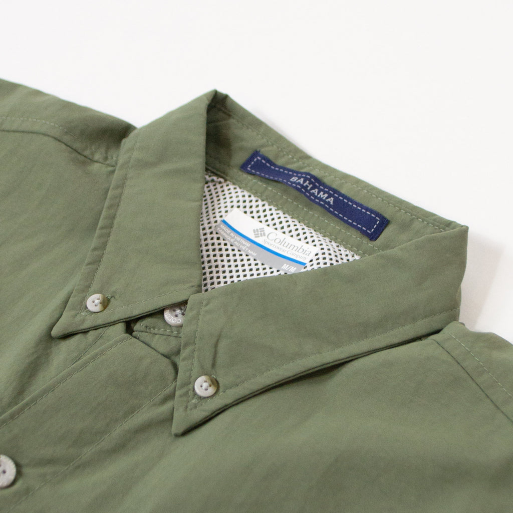 Columbia Bahama II S/S Shirt - Cypress - Front Close Up