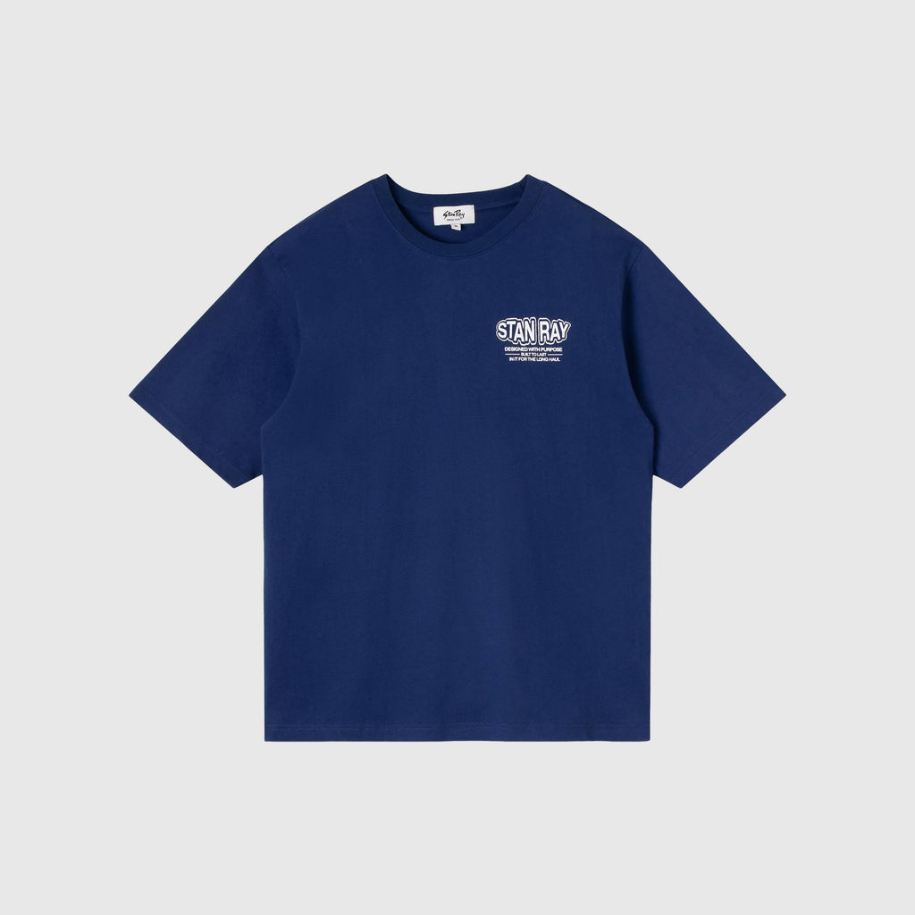 Stan Ray Long Haul T Shirt - Navy - Front