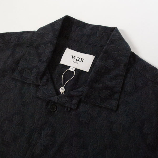 Wax Newton Shirt - Midnight - Front Close Up