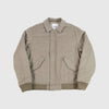 Wax Knoll Bomber Jacket - Natural - Front