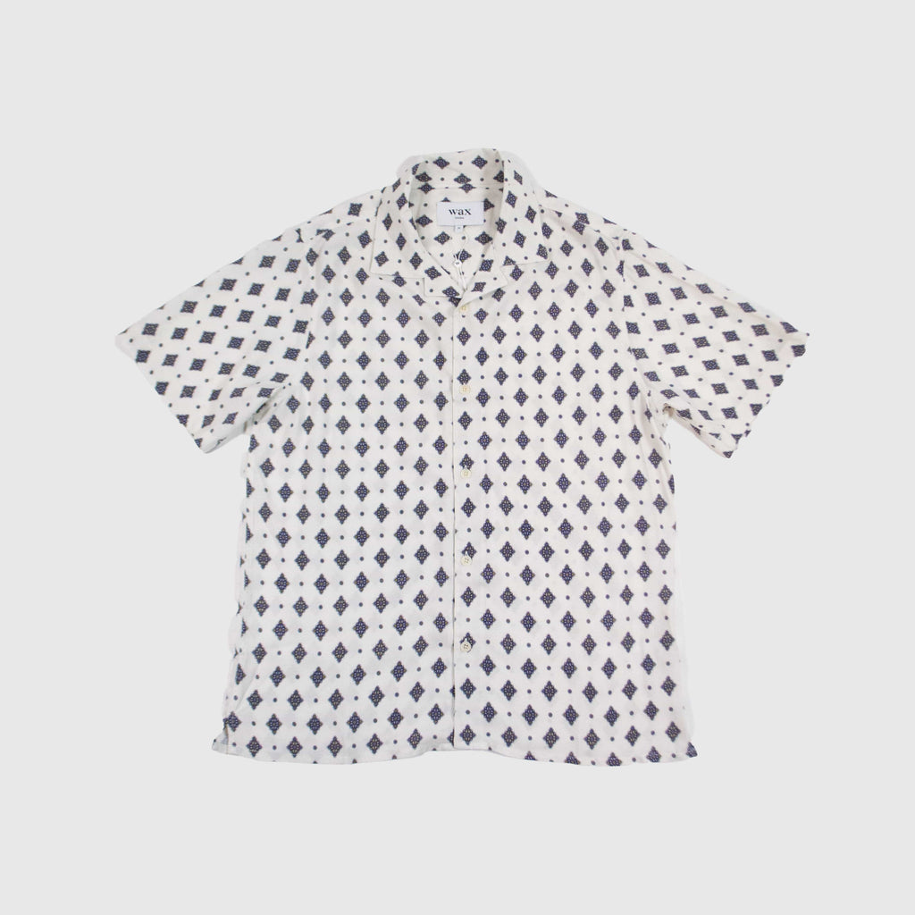 Wax Didcot SS Shirt - Ecru - Front