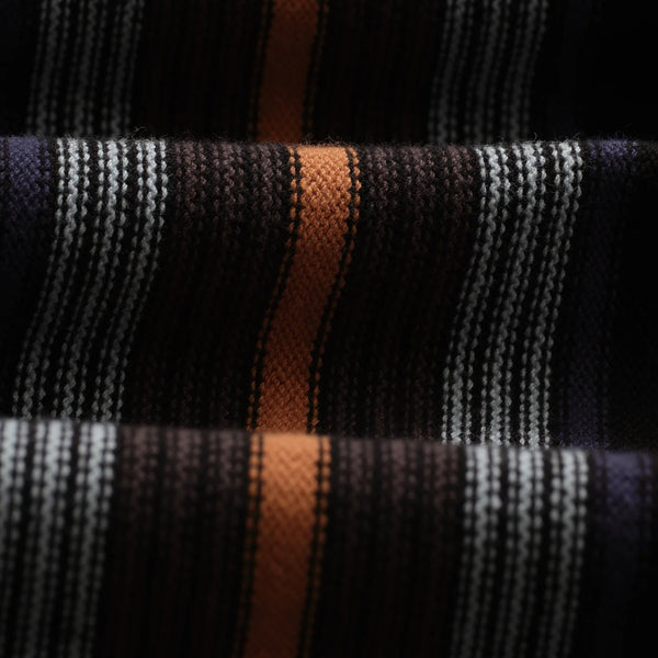 Wax Ivy Shirt Cotton Stripe - Black / Multi - Close Up
