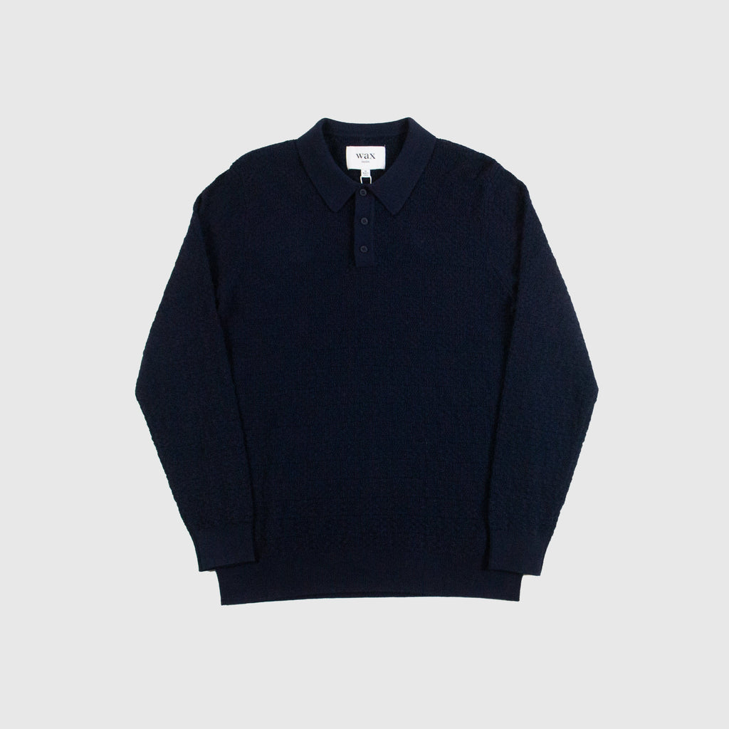 Wax Oban Polo - Navy - Front