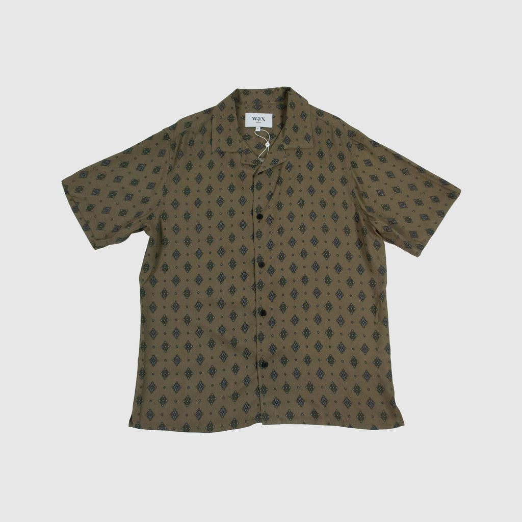 Wax Didcot SS Shirt - Taupe - Front