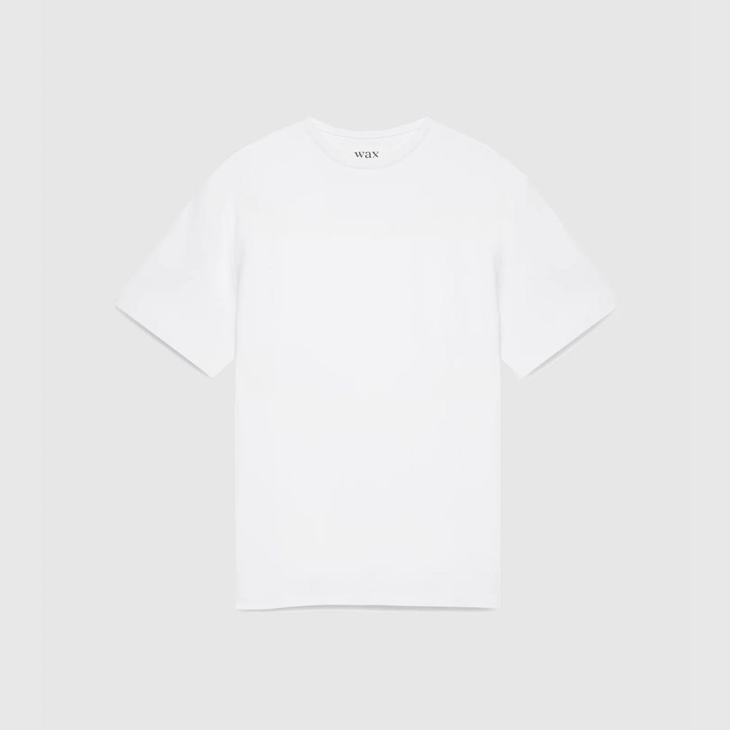 Wax Dean Heavyweight Tee - Jolt White - Front