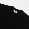 Wax Wilde Crew - Black - Front Close Up