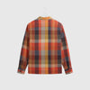 Wax Whiting Overshirt Pike Check - Orange / Multi - Back