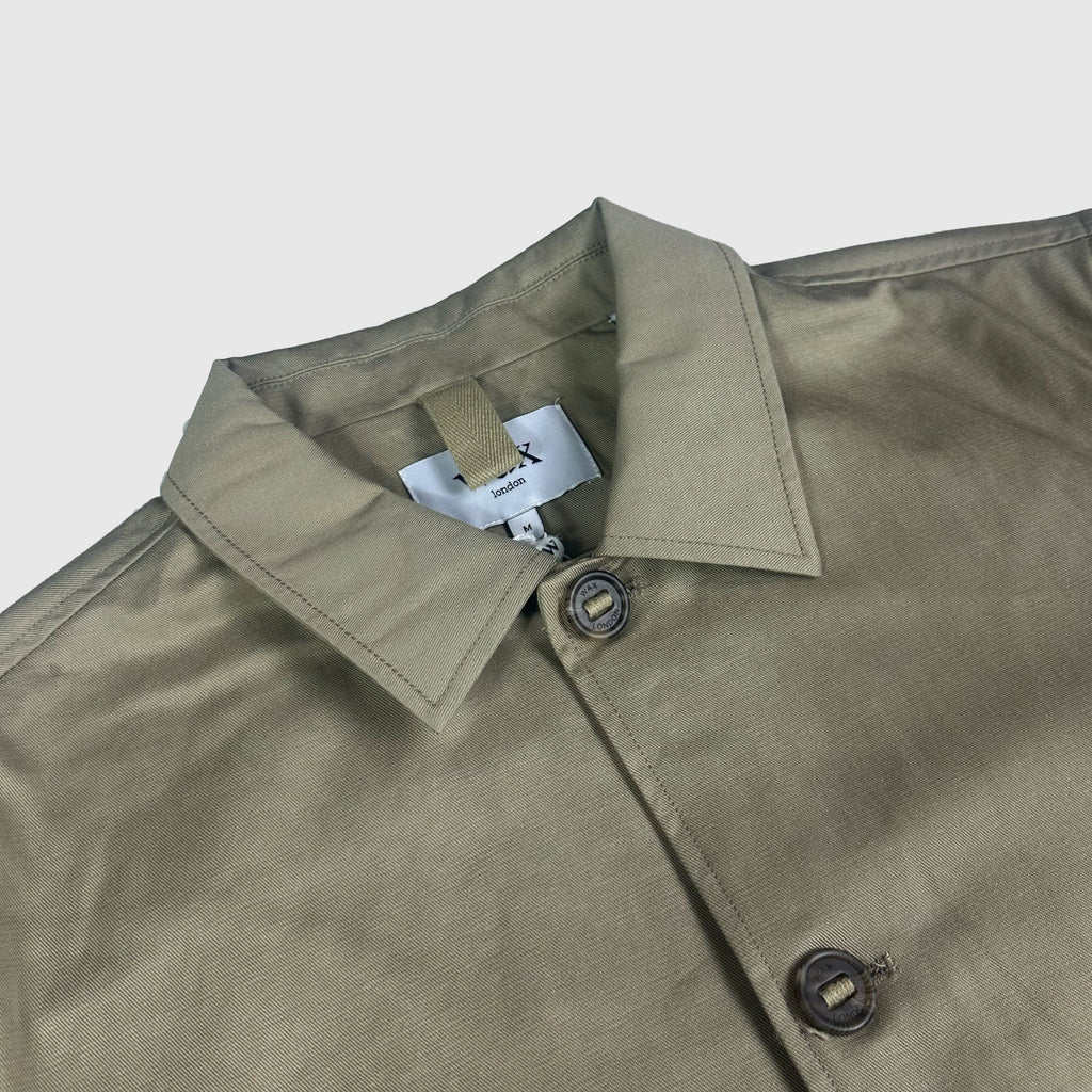 Wax Strand Jacket - Beige - Front Close Up