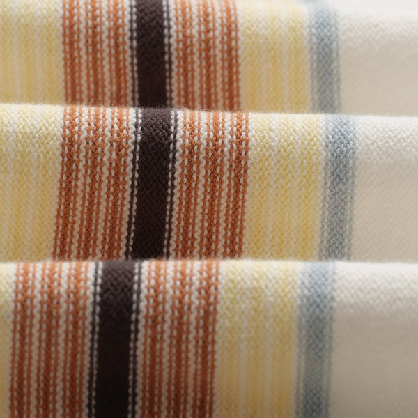 Wax Ivy Shirt Cotton Stripe - Ecru / Multi - Close Up