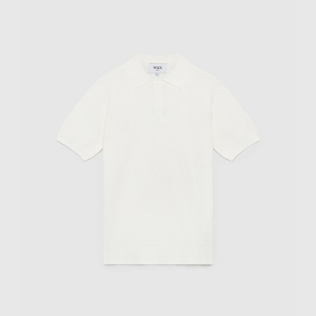 Wax Naples Polo - Ecru - Front