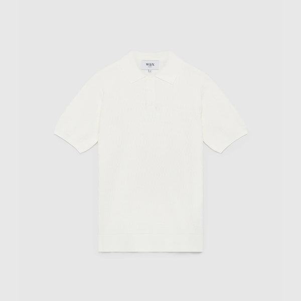 Wax Naples Polo - Ecru - Front