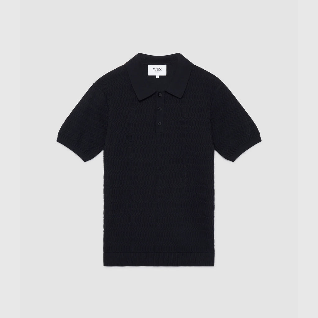 Wax Naples Polo - Midnight - Front