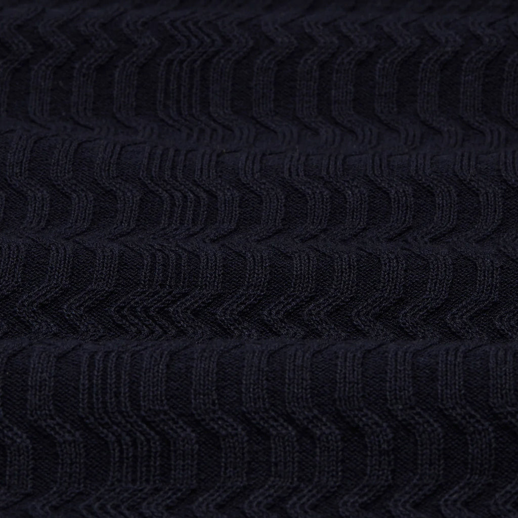 Wax Naples Polo - Midnight - Front Close Up