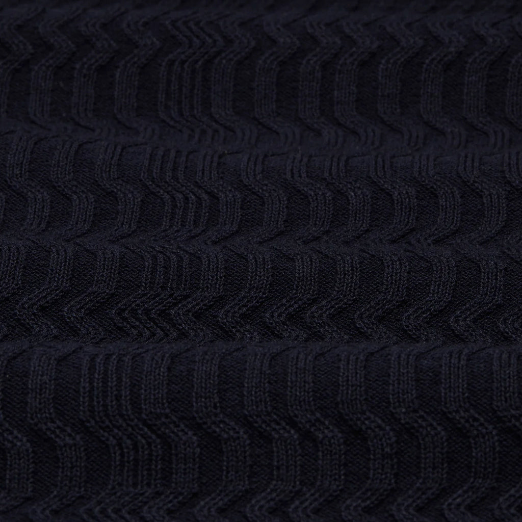 Wax Naples Polo - Midnight - Front Close Up