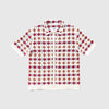 Wax Porto Shirt Splash Crochet - Ecru / Multi - Front