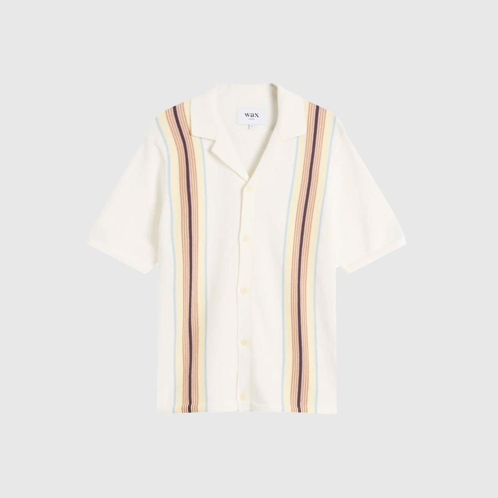 Wax Ivy Shirt Cotton Stripe - Ecru / Multi - Front
