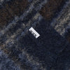 Wax Whiting Overshirt - Wool Blend Check / Navy - Close Up