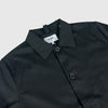 Wax Strand Jacket - Black - Front Close Up