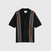 Wax Ivy Shirt Cotton Stripe - Black / Multi - Front